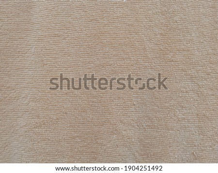 The soft texture of the woolen fabric