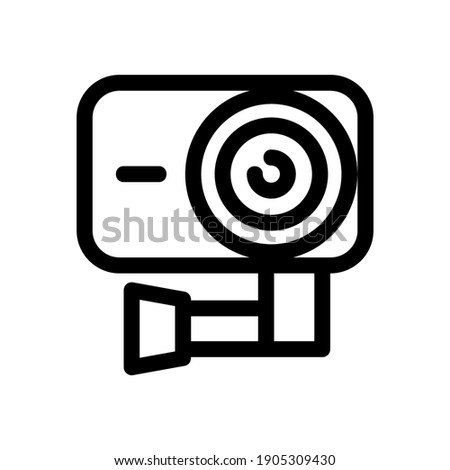 action camera icon or logo isolated sign symbol vector illustration - high quality black style vector icons
