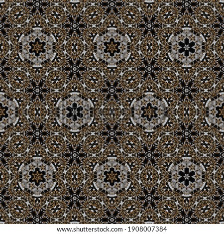 Pattern design for the background. 3d illustration for wallpaper and theme. interior decoration idea. new trendy embroidery and batik concept. mosaic floor. print work for t shirt