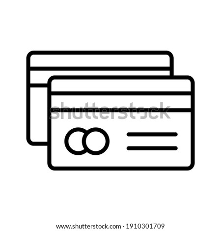 Credit card, buy, payment, shopping icon vector image. Can also be used for shopping and ecommerce. Suitable for use on web apps, mobile apps and print media.