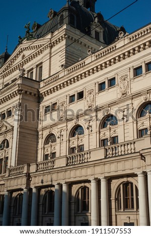 
Opera House in Lviv. Side view.