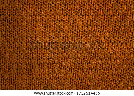 Beautiful abstract brown knitted  details