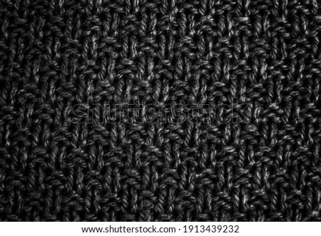 Beautiful abstract knitted  details closeup