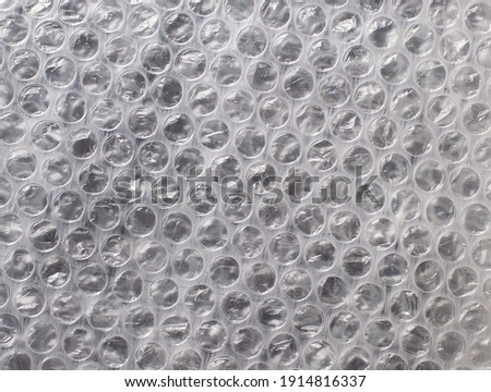 texture packaging polyethylene in a bubble wrap background