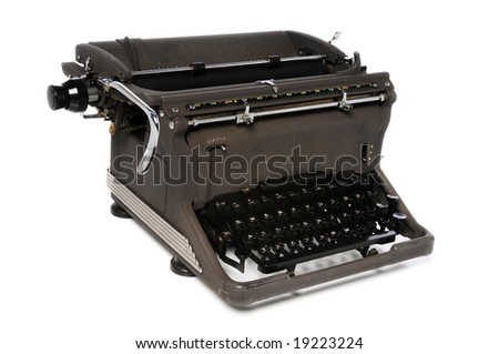 Vintage manual typewriter