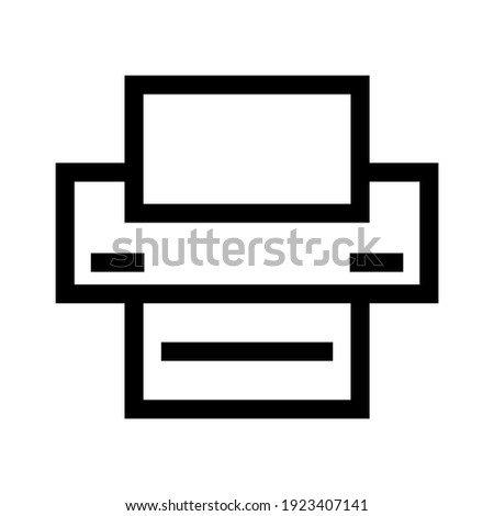 printer icon or logo isolated sign symbol vector illustration - high quality black style vector icons
