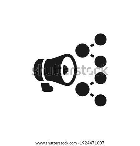 Viral Marketing icon in vector. Logotype