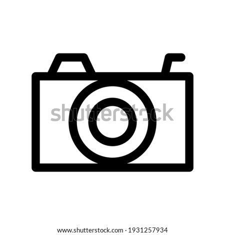 camera icon or logo isolated sign symbol vector illustration - high quality black style vector icons
