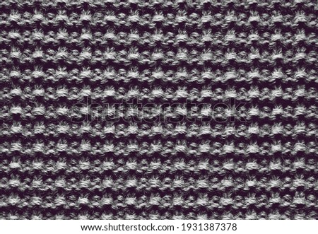 Gray vintage knit fabric texture as background