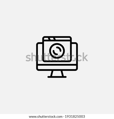 Online booking icon sign vector,Symbol, logo illustration for web and mobile