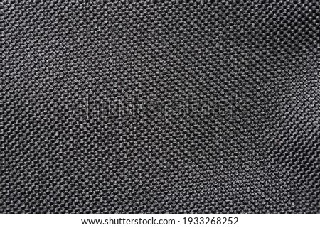 Black Fabric Texture Closeup Background
