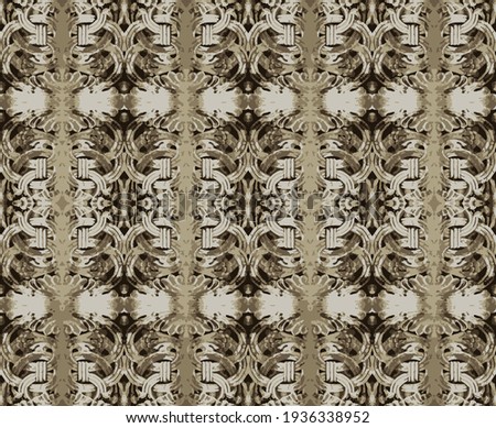 Vintage Ornate Interlace Seamless Pattern