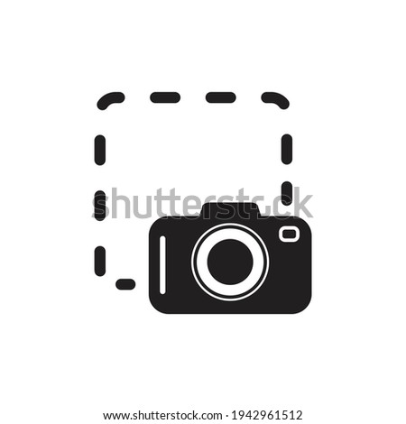 Screen shoot  camera capture icon. vector illustration