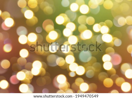 Red sparkling bokeh background That looks bright and beautiful
