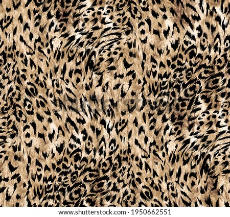  metraj pattern consisting of leopard skin material