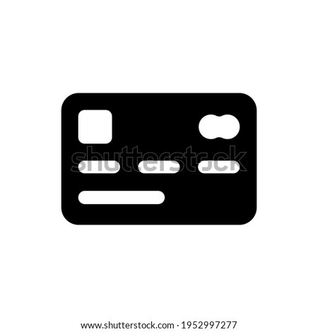 Credit card icon - Simple vector illustration
