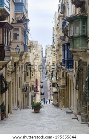 A cityview of La Valetta, Malta
