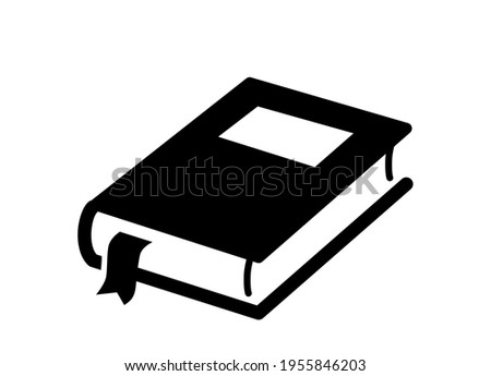book icon. Pictogram of library, educational or learning 