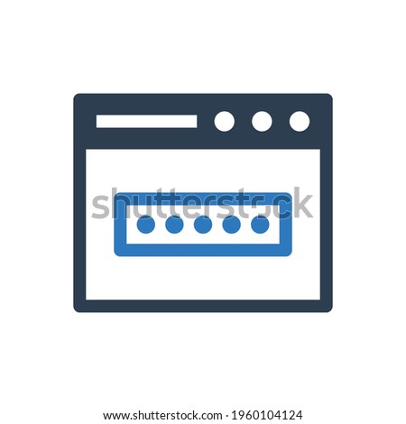password security icon laptop sign symbol	