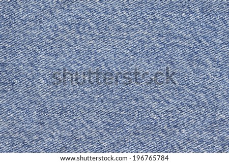 Photograph of Cotton denim fabric texture sample