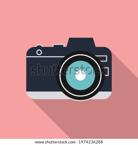 flat icons for camera ,vector illustrations