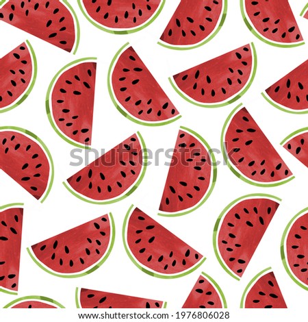 Bold Melon Repeat Seamless Pattern 