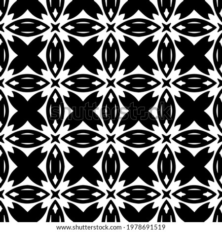  Geometric vector pattern with triangular elements. abstract picture for wallpapers and backgrounds. Black and white ornament.