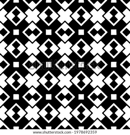 Geometric vector pattern with triangular elements. abstract picture for wallpapers and backgrounds. Black and white ornament.