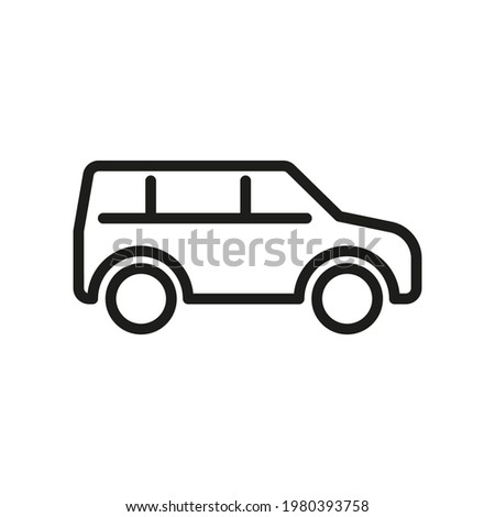 Car design icon. Thin line vector icon for mobile concepts and web apps. Premium quality icon. 