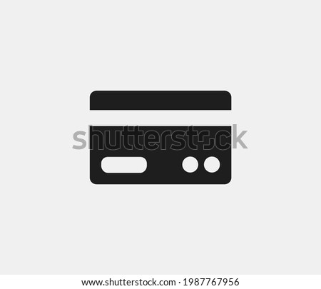 Credit card vector icon. Editable stroke. Symbol in Line Art Style for Design, Presentation, Website or Apps Elements, Logo. Pixel vector graphics - Vector