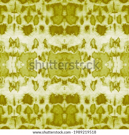 Tie and Dye Seamless. Ethnic Pattern. Chevrons Psychedelic Pattern. Olive Mottled Ornament. Graphic Background. Khaki Green Tie Dye Batik. Watercolor Tile pattern. Bleach Effect.