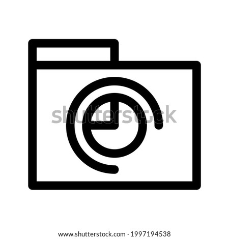 pie chart icon or logo isolated sign symbol vector illustration - high quality black style vector icons
