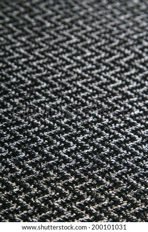 black and white herringbone fabric for background