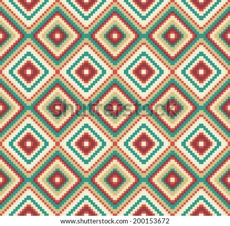 pixel modern geometric seamless pattern ornament background print design