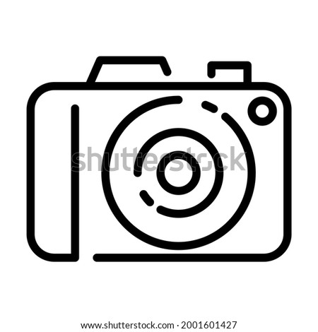 Photo Camera vector line Icon-  Modern style high quality vector illustration.