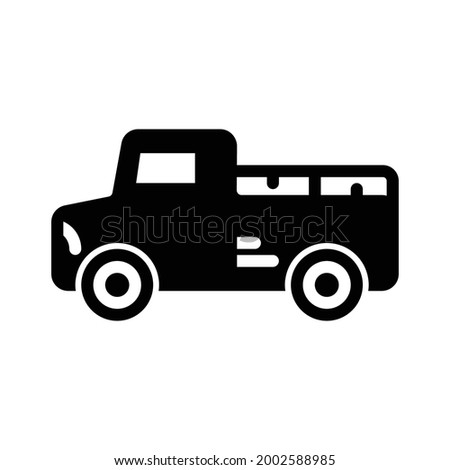 transportation icon solid illustration for  project