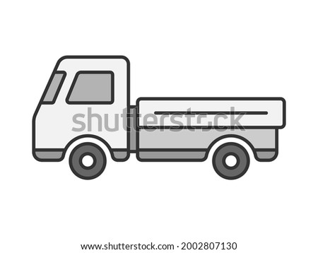Light truck illustration of a vehicle.