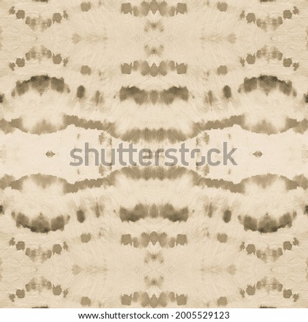 Tie Dye Background. Ethnic Pattern. Stripes Bohemian Pattern. Old Paper Boho Design. Creative Background. Beige Tie Dye Tile. Watercolor Pattern Print. Bleach Dye.
