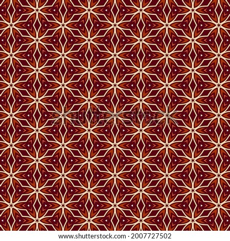 Ornamental pattern. For print on fabric and wallpaper. Seamless pattern design.