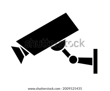 industrial camera icon on white background