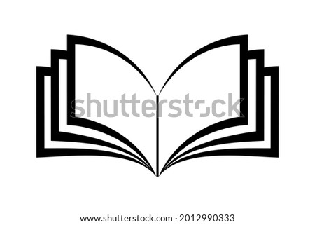 book icon on white background