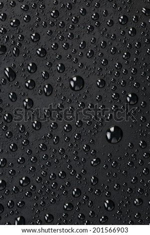 plastic background with lotus effect, hydrophobic surface