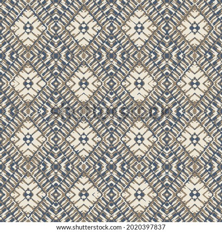 abstract wallpaper pattern seamless background. Vector illustration, black Tile Shape Mosaic Folk Grid Lattice Mesh Seamless Repeat Vector Pattern. Aztec, American, Boho, Ethnic.