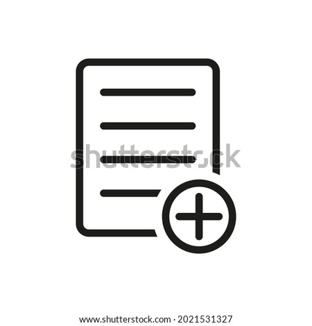 document file. add document icon. vector