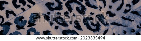 Sky Leopard Skin Texture. Blue Safari. Blue Leopard Design Pattern. Animal Close Up. Indigo Tiger Flora Pattern. Exotic Animal Print. Black Jungle.