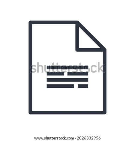 Black outline education and knowledge vector icon. Fully editable stroke isolated on white transparent back ground.