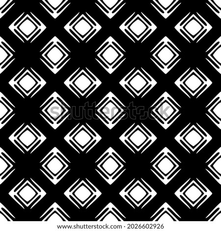 
Seamless vector pattern in geometric ornamental style. Black and white pattern.
