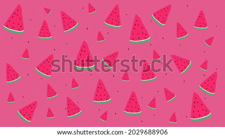 Background with watermelon pattern (wallpaper - texture)