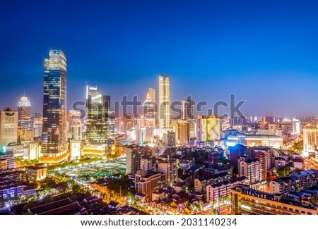 Aerial photography China Yancheng city architectural landscape n