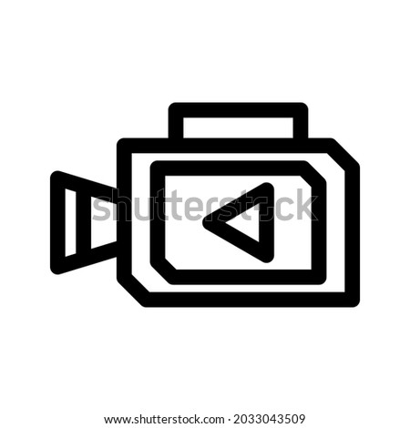 video icon or logo isolated sign symbol vector illustration - high quality black style vector icons
